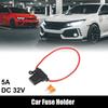 uxcell DC 32V 14 Gauge Car Inline ATC Style Inline Fuse Holder with 5A Fuse 2 Sets