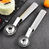 1PC Fashion Stainless Steel Dual-Purpose Ice Cream Scoop Fruit Scoop Ball Digger Kitchen Supplies