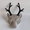 Halloween Deer Head Rhinestone Mask Party Cosplay Costume Accessory
