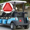 Автомобильная предупреждающая наклейка Красный светоотражающий треугольник Предупреждающий знак безопасности для автомобиля Водонепроницаемая наклейка для аварийного предупреждения и декорации автомобиля