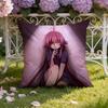 M-Mirai N-Nikki Чехол на подушку для дома и автомобиля, двусторонний: Двусторонняя конструкция для максимального комфорта