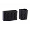 2PCS/set Block-shaped Magnetic Storage Box Refrigerator Magnet Organizer Fridge Door Punch-free Wall-mounted Storage Boxes
