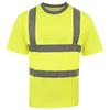 Korntex Unisex Adult Barcelona Hi-Vis Polycotton Heavy Duty T-Shirt
