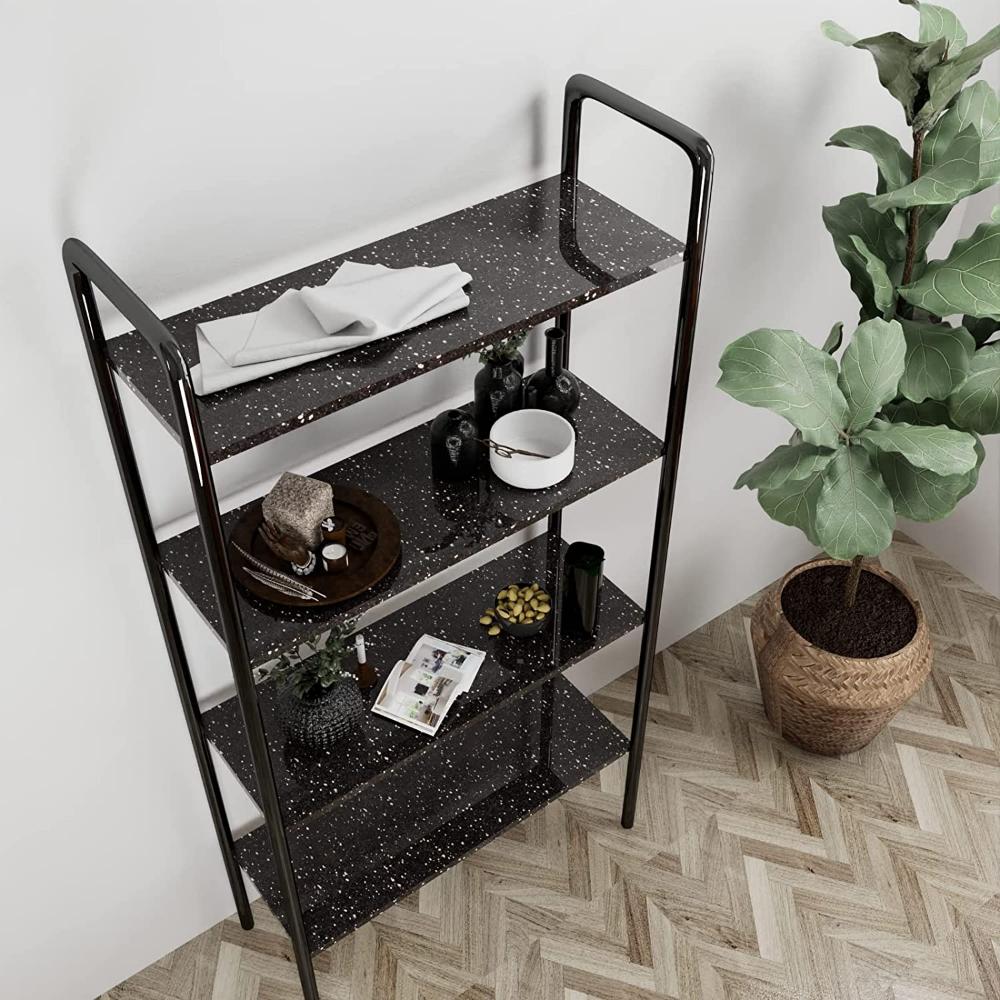 Гранитная контактная бумага самоклеящаяся для столешниц, черная бумага, водонепроницаемые самоклеящиеся обои под мрамор для кухни, ванной комнаты, стола