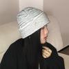 Полосатая шапка-пуловер детская весенне-осенняя универсальная шапка для укладки свободная для лица маленькая вязаная шапка от холода для головы