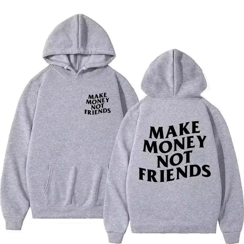 Graphic Print Hoodie Teens Casual Streetwear Sweatshirt Loose Fit