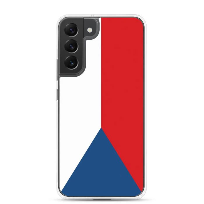 Coque Téléphone Drapeau Tchéquie - Samsung Galaxy S22 Ultra
