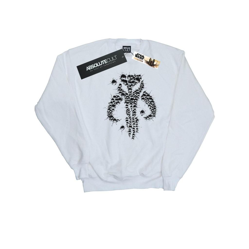 STAR WARS Womens/Ladies The Mandalorian Blaster Skull Sweatshirt