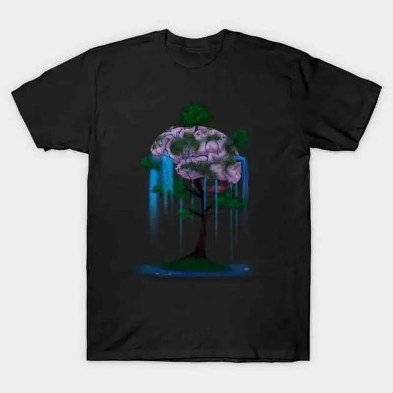 Nature On The Brain At Night T Shirt S 5xl Fast Shipping
