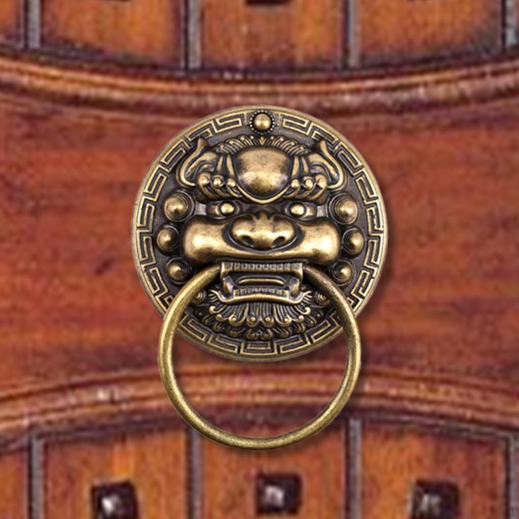 Decorative Front Door Knocker ,Vintage Brass Gate ,Door Pull Handle