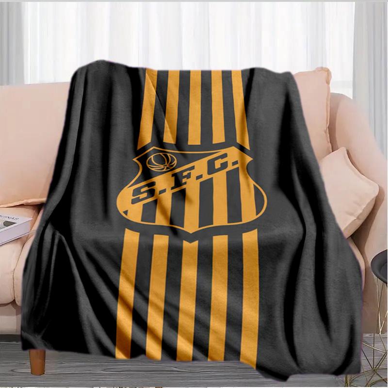 Powerful Football Crest Design Printed Throws Blanket Soft Flannel Blankets for Couch Bed Gifts for Men Women Picnic blanket Christmas gifts