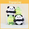 Cartoon Plush Adorable Bamboo Shoot Panda Keychain Cute Gift For Couples And Friends