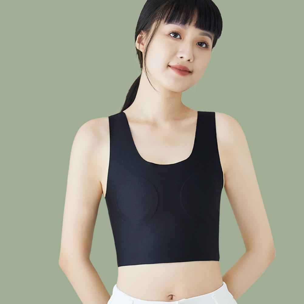 New High-end Flat Breast Binder Corset Tomboy Underwear Shaper Summer Vest Seamless Top Shaper A5X8
