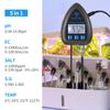 Tuya WiFi 5 In 1 TDS/EC/SALT/S.G./TEMP PH Meter Bluetooth APP Online Water Quality Monitor for Pool Aquarium Aquaculture