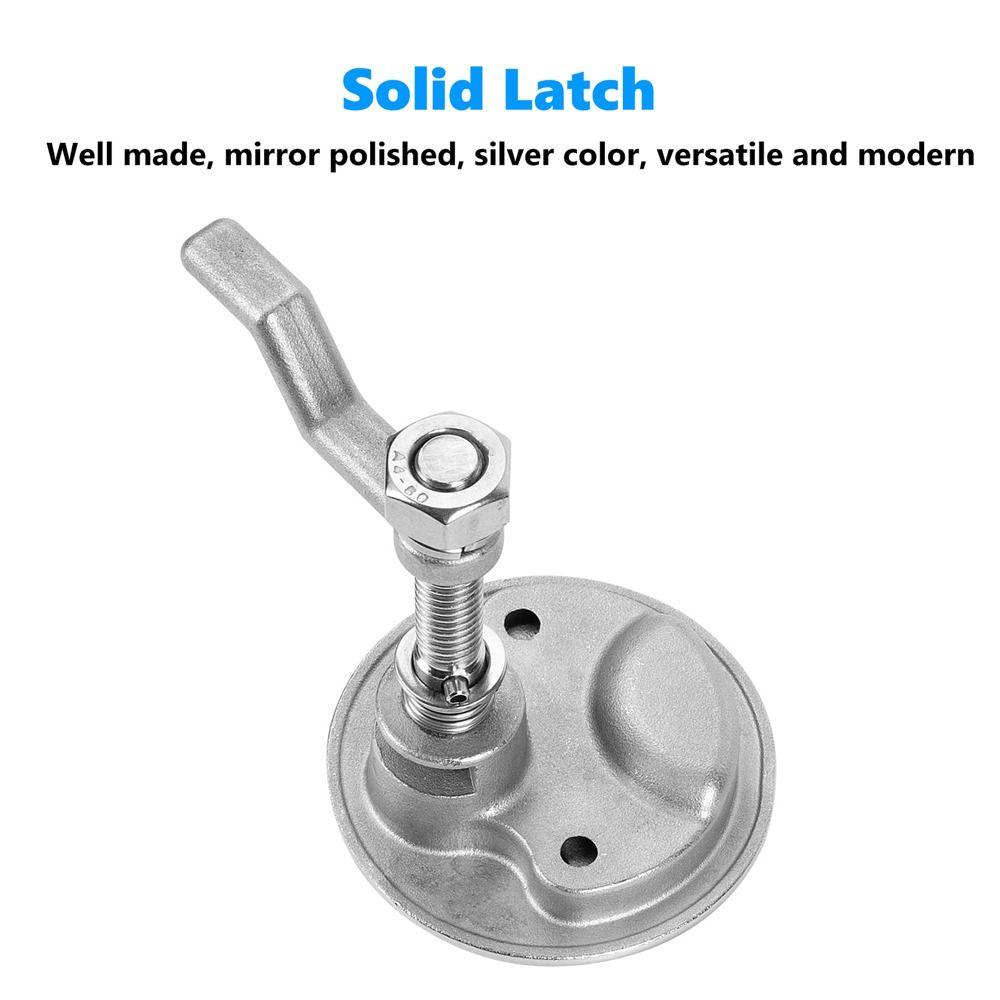 With Back Plate and Screw Boat Hatch Latches 316 Stainless Steel Boat Deck Hardware