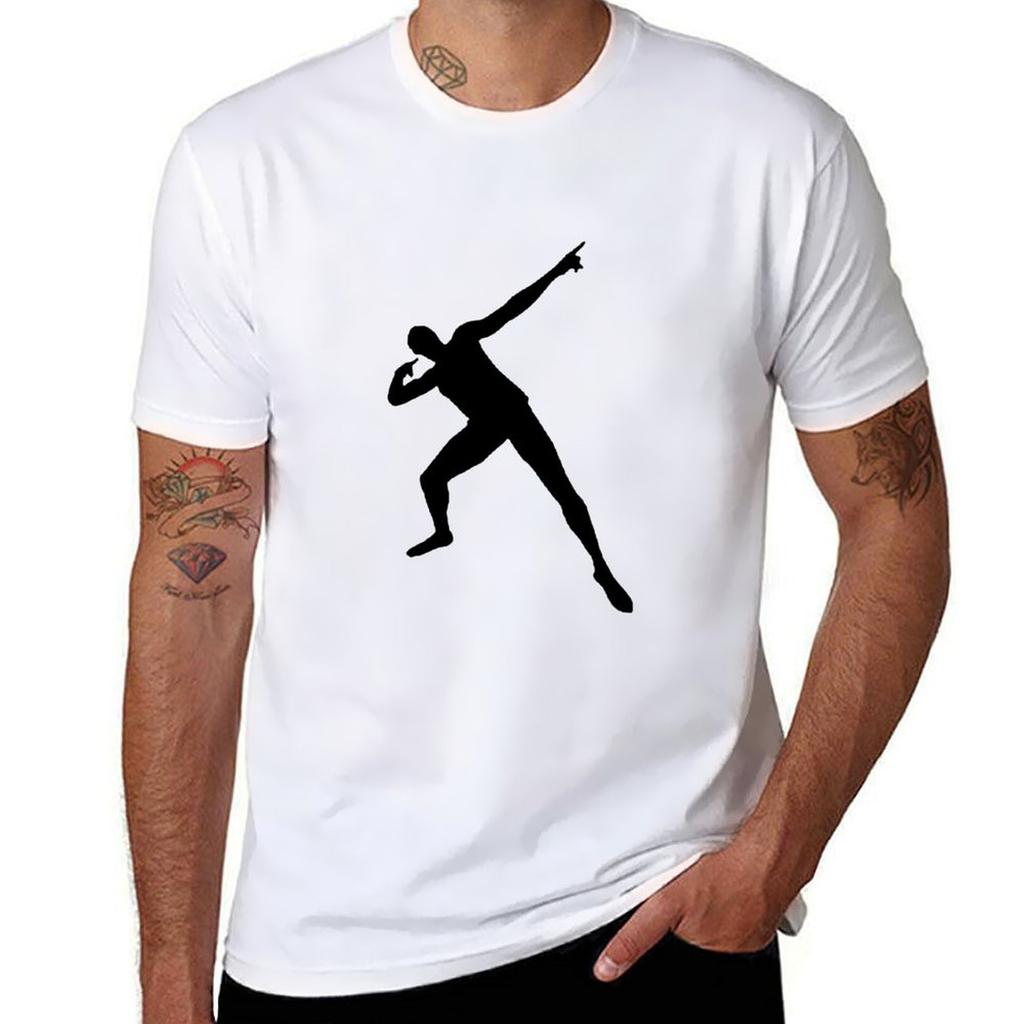 Usain Bolt Born to Run Sleep Run Repeat Love Running Morning Run Fitness Gift Premium Apparel Funny Holiday Xmas TShirt
