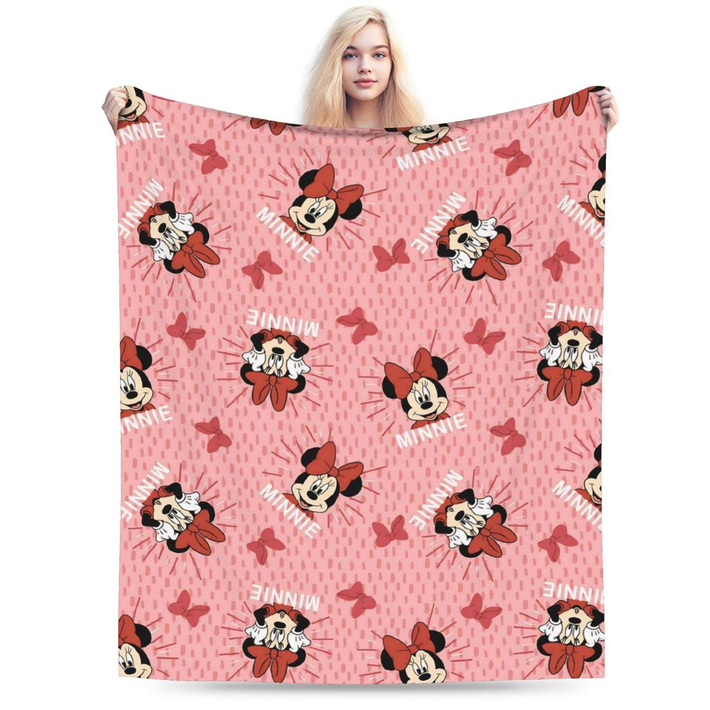 GUOYU Blanket Super Soft Valentines Day Mickeys And Minnies Throw Blanket Premium Fleece Flannel Bed Blanket Warm Plush Blankets All Season