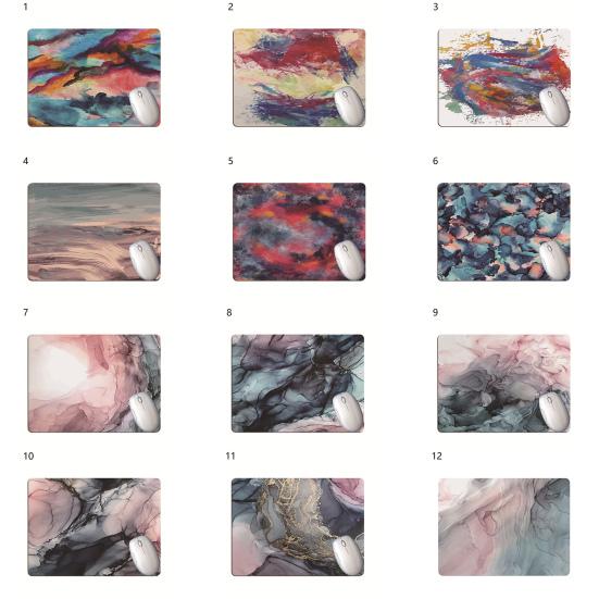 Подушка для мыши, креативная антивыцветающая гладкая поверхность, картина маслом, облака, подставка для запястий, подставка для ноутбука