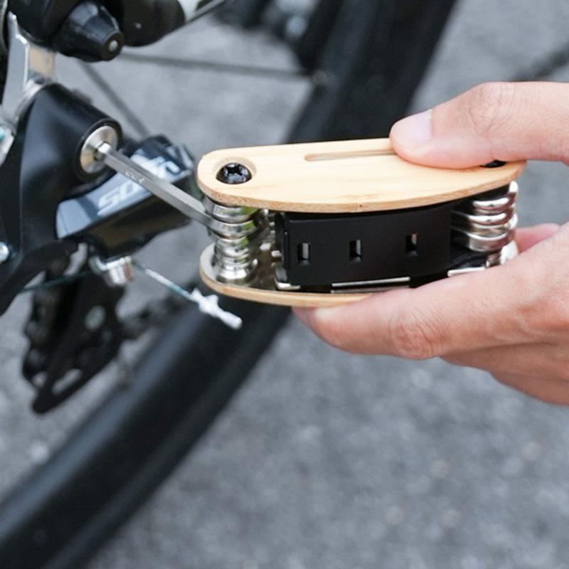 Велосипедный мультитул 16 в 1, многофункциональный инструмент для высокой производительности, эргономичный дизайн, мультиинструмент для горных велосипедов, инструмент для цепи