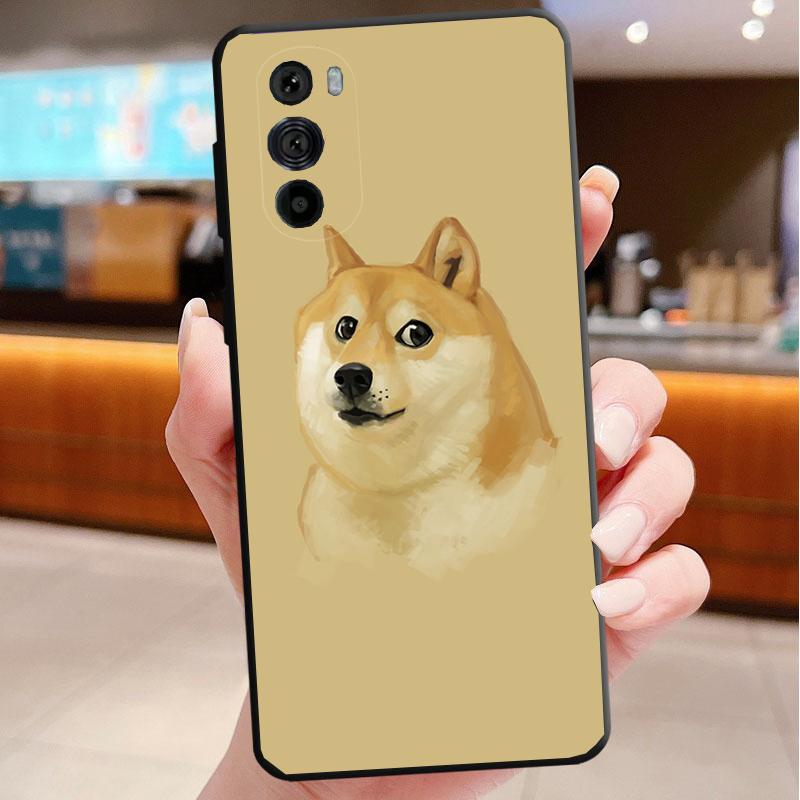 Phone Case For Motorola Edge 50 40 Pro 60 50 40 30 Ultra Neo Fusion Moto G85 G72 G53 G54 G84 G13 G32 Shiba Inu