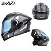 Full Face Motorcycle Helmet With Flip-Up Visor Men Women All Season ABS Safety Certified 3C DOT