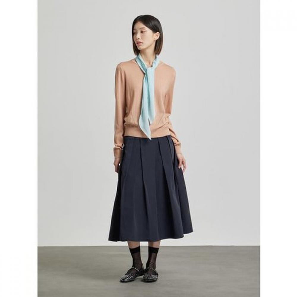 Cc Collect Scarf Layered Knit Pullover C263ksk006