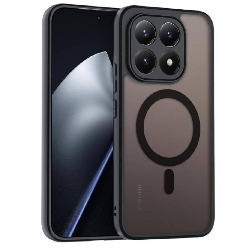 Прозрачный чехол для Xiaomi Mi 15T 14T 13T Pro 14 15 Ultra Redmi Note 14 13 Pro+ Plus 5G Poco F8 F7 F6 X6 X7 Магнитная задняя крышка