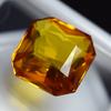ORANGE Sapphire SQUARE CUT 10.90 Ct Natural Amazing Gemstones