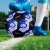 Custom Name Inter Milan Theme Size 5 Soccer Ball, Suitable for Both Indoor and Outdoor Matches, a Gift Suitable for Everyone.