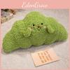 Croissant Plush Cute Pillow With Embroidery Design For Daily Sleeping Bedroom