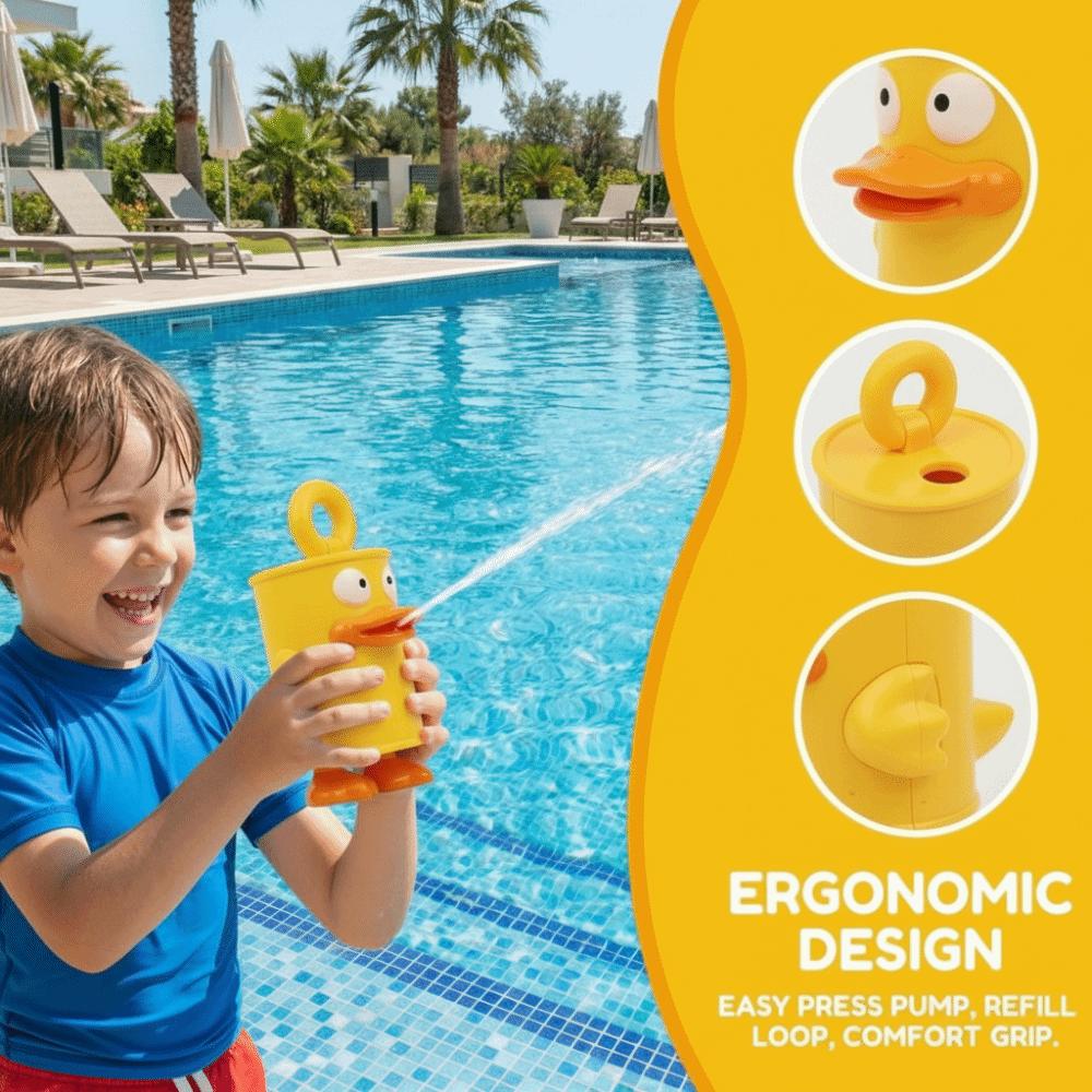 Plush Material Water Spray Toy Cute Design Water Spraying Toy Beach Water Fight  Water Fight Game