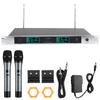 Двойной профессиональный беспроводной микрофон UHF для выступления на свадьбе в баре с приемником