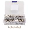 200Pcs Stainless Steel Car Lock Reed Plate Replacement with Springs for Toyota TOY43