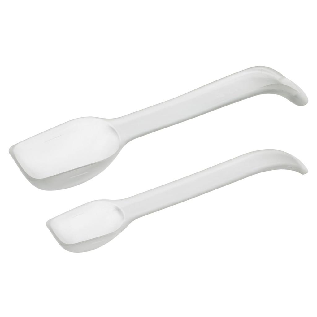 Marna Measuring Spoon with Residue-Free Tip (Easy-Scooping Tip, Removable and Removable, Heat-Resistant) Measuring Spoon, Tablespoon, Teaspoon,