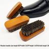 SEE KEAN Деревянная ручка Щетка для обуви из конского волоса