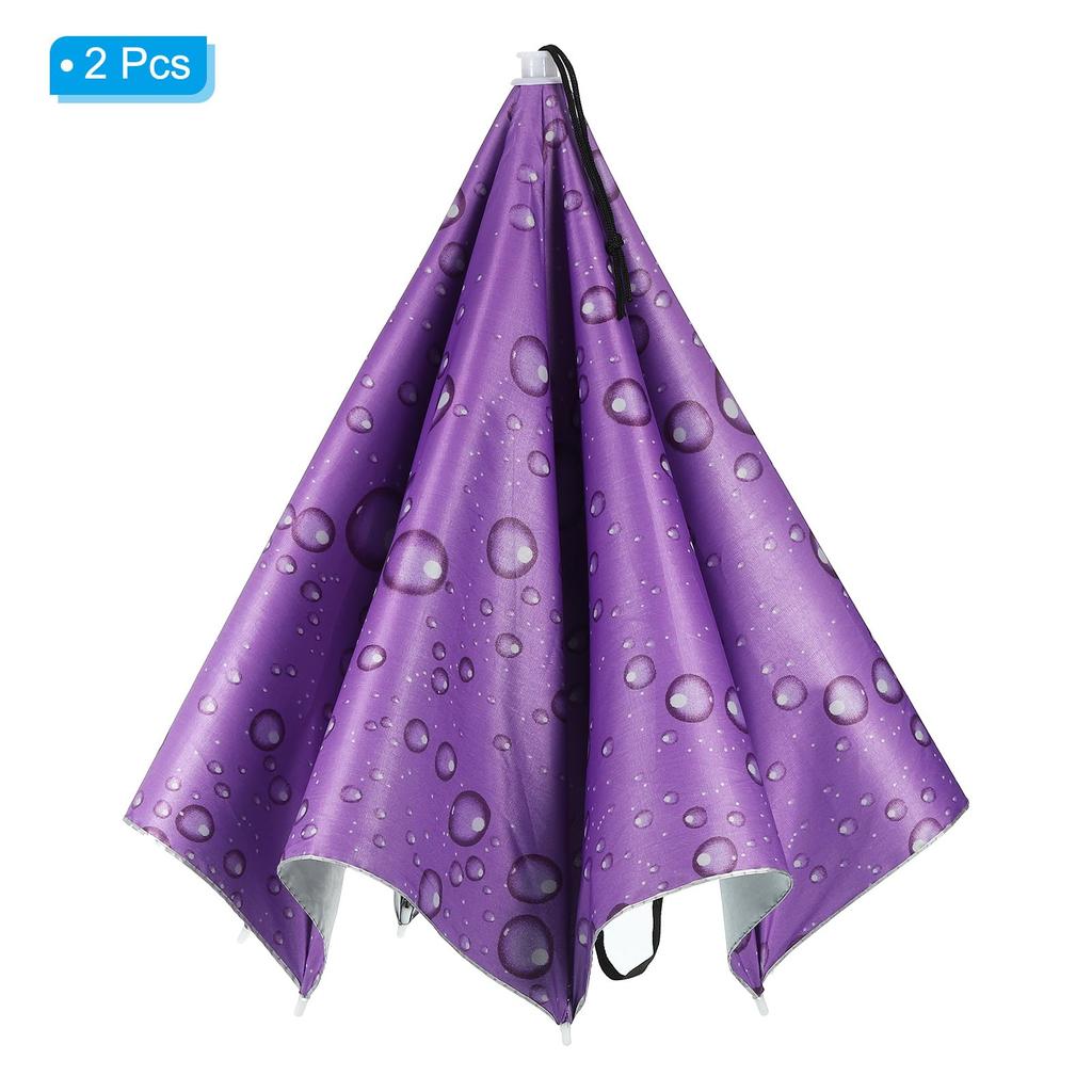 Зонт-шляпа PATIKIL Hands Free Fishing зонт-шляпа эластичная повязка на голову складная солнцезащитная кепка для кемпинга садоводства походов сельского хозяйства пляжа дождевая капля