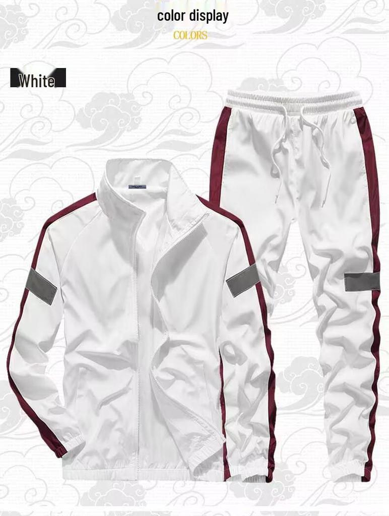 Мужской дышащий спортивный худи и кардиган: Большой размер, настраиваемый двухкомпонентный