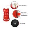 4 Pcs Waterproof Winter Pet Dog Shoes Anti-slip Puppy Snow Boots Leather Dog Footwear Warm Shoes For Small Dogs Cats Chihuahua