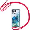 Case with Lanyard - BOOLING - for Samsung S20 Plus - Transparent - Anti-Scratch - Flexible