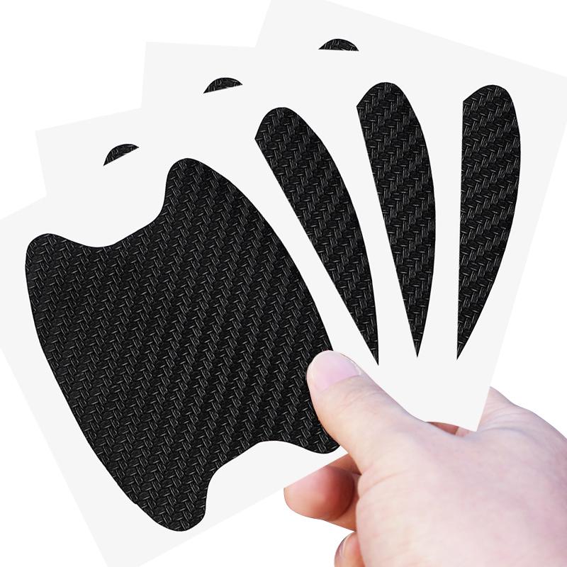 Interior Stickers 8Pcs Car Door Sticker Auto Handle Anti Scratch Protection Film Car Styling For Lexus IS250 Ct200h ES300h RX350RJ6