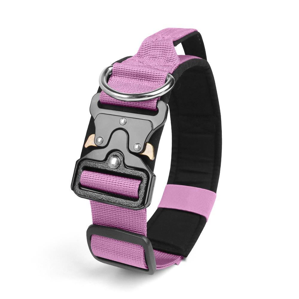 Explosion-Proof & Pull-Resistant Tactical Dog Collar for Medium & Large Dogs.