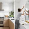 Lightweight Self-adhesive wallpaper Waterproof DIY Backsplash Tiles  Indoor Decoration
