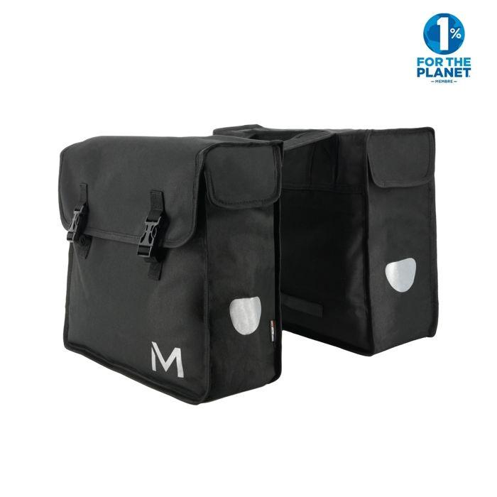 Двойная велосумка MOBILIS - Черная - 2 x 15 л - Водоотталкивающий материал