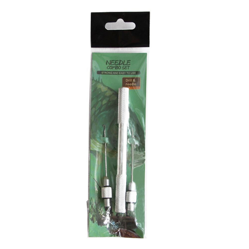 Selco Carp Fishing Tackle Aluminium Steel Bait Needles Rigging Needle Set