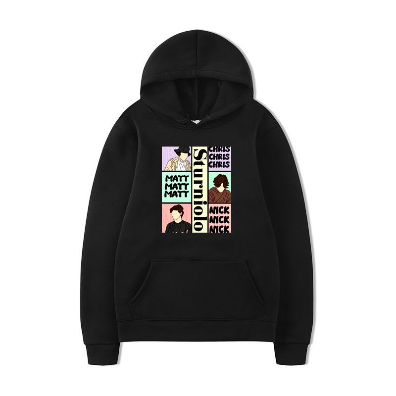 Толстовки Sturniolo Triplets для мужчин и женщин, креативный дизайн с принтом, брендовая одежда Y2K, винтажные пуловеры унисекс с длинным рукавом