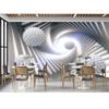 3d Space Tunnel Wallpaper Living Room Abstract Architecture Mural For Bedroom Living Room Decor Home