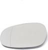 For BMW 1 Series E82 E88 LCI 3 Series E90 E91 E92 E93 LCI Side Heater Mirror Glass (Silver,Left)