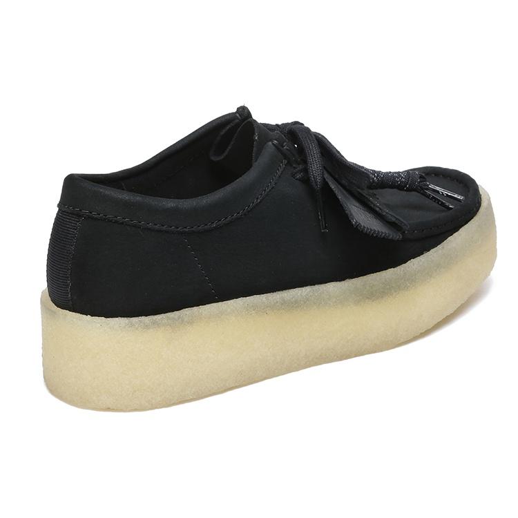 Clarks Wallabee Cup 'Черный Нубук' Мужские 261581447