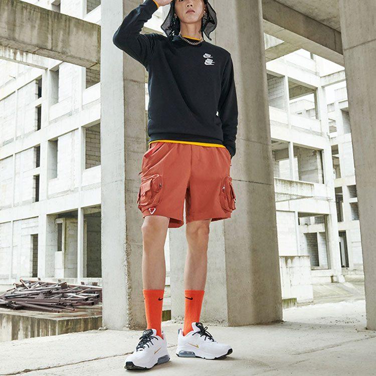 Nike Толстовки Унисекс Черные С Круглым Вырезом Средней Посадки Обычные DV7381-010