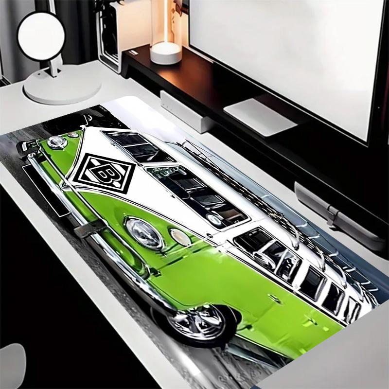 Borussia Monchengladbach logo Theme Premium Non-slip Mouse Pad with Stitched Edges,Durable Rubber Material,for Desktop & Gaming Great Gifts